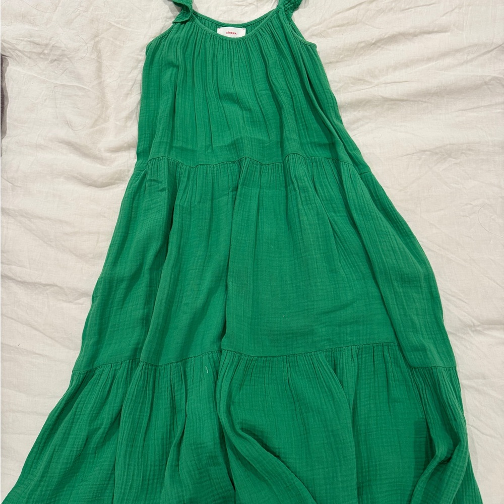 Xirena Green Midi Dress